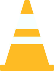 Traffic cone illustration