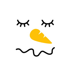 Snowman Facial Expression