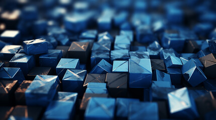 close up of blue and silver keys HD 8K wallpaper Stock Photographic Image - obrazy, fototapety, plakaty