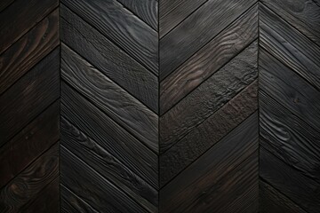 Rough textured parquet surface made from burnt wood. Background with copy space