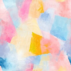 watercolor seamless pattern with a paint texture on multicolored pastel background