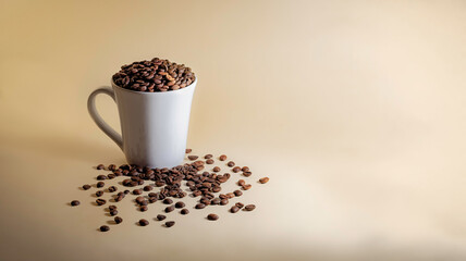 Mug of Coffee Beans