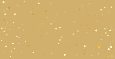 Obraz na płótnie Canvas Many Falling Luxury Circle Golden Confetti. Birthday And Celebration. Vector Illustration. Banner. Wallpaper