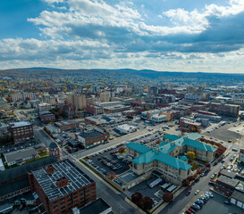 Naklejka premium Aerial Scranton