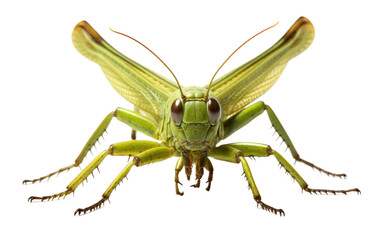 Grasshopper on transparent background, PNG Format