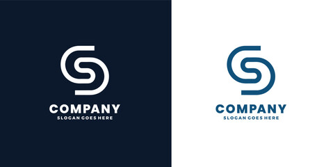 S Logo. S Letter Icon Design Vector Illustration.