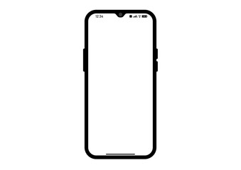 スマホのフレームイラスト