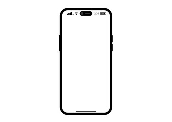 スマホのフレームイラスト