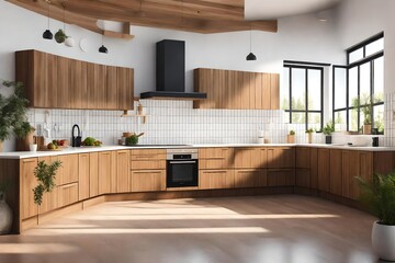 interior of a kitchen