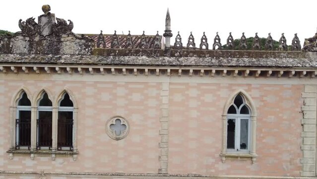 Aerial view of the Villa Patti in Caltagirone