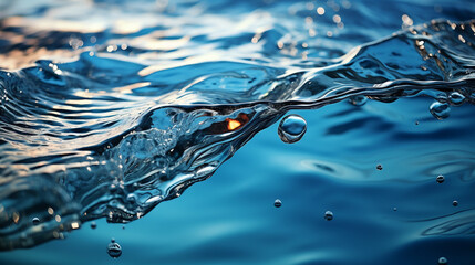 drop of water HD 8K wallpaper Stock Photographic Image