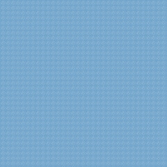 The background is blue with white New Year's designs. .Seamless pattern of trees, snowflakes, skates, garlands, and inscriptions - snow, winter, made in white on a blue background. Festive print.