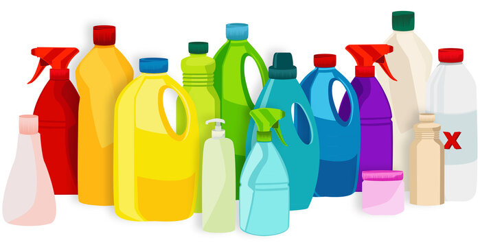 Des produits d&eacute;tergeant pour le m&eacute;nage et l'entretien des locaux et maisons.