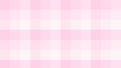 Pink plaid fabric texture as a background	