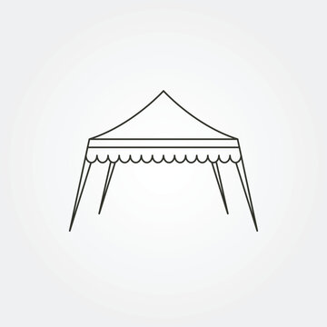 recommend clip art: pergola line art icon vector minimalist design