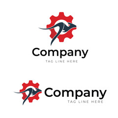 Kangaroo Logo design inspiration Vector
