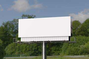 Blank Billboard Mockup