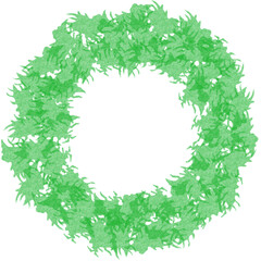 green christmas wreath