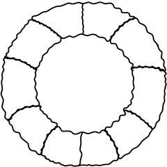 Garland, Christmas garland, Christmas, Christmas Eve, party, celebration, gift, home decoration, green, flower bouquet, cherry blossom bouquet,