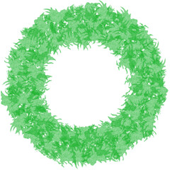 green christmas wreath