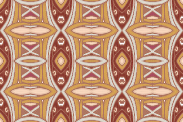 Ikat Design Drawing or Modern Native Thai Ikat Pattern. Geometric Ethnic Background for Pattern Seamless Design or Wallpaper.