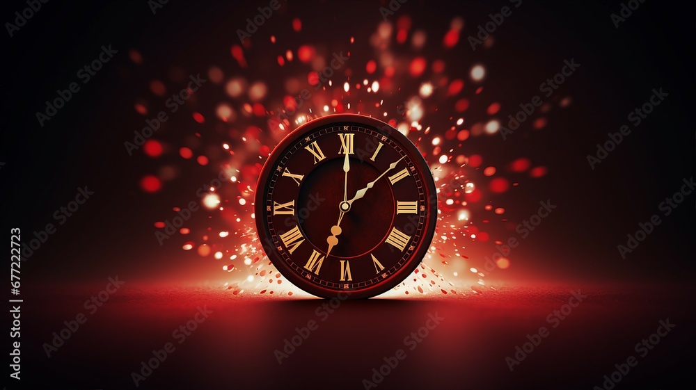 Poster Clean and Minimalistic Countdown to New Year Background