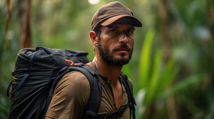 Pictures of adventures in the rainforest Hikers encounter plants, animals, wild people, and mysteries.