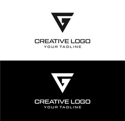 creative letter g logo desain vektor