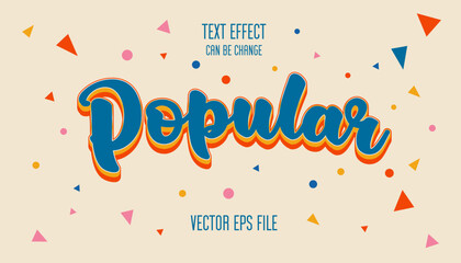 Text Effect vintage design, editable and good for your social media post