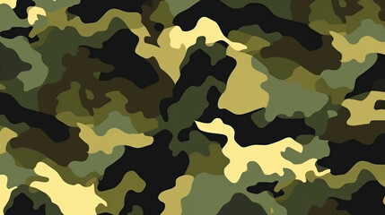 Fototapeta premium Camouflage pattern cloth texture background for hunting or fishing and Military clothes, illustration