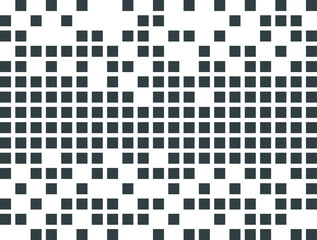 Fototapeta premium Data volumes with analytics. Infographic analysis of business information on modern computer equipment with visualization of charts and vector squares.