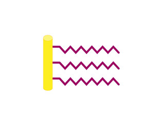 Fat Molecule, triglyceride, Lipid Digestion. Fatty Acids And Glycerol. Colorful scientific diagram. Vector Illustration.