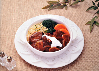 stew with vegetables