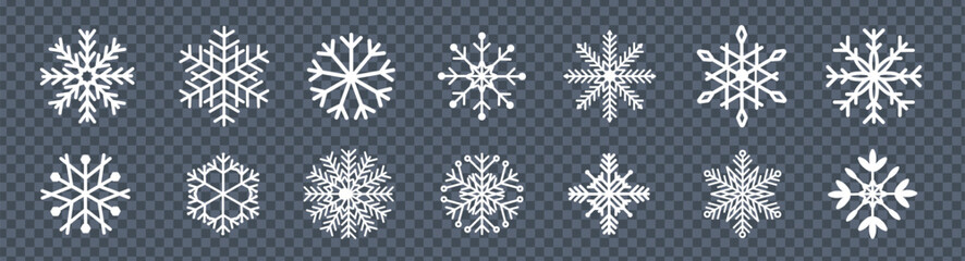 Cold snowflake winter icon vector. Snow cold symbol - obrazy, fototapety, plakaty