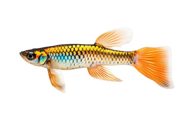 Fototapeta premium Guppy Fish Isolated