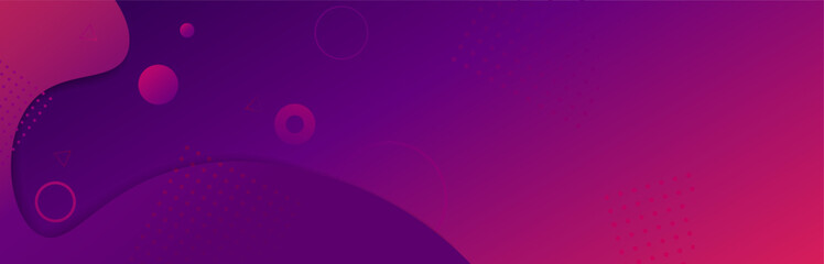 Beautiful purple abstract wave gradient background vector graphic illustration. Violet neon geometric shape dynamic element design curve colorful backdrop