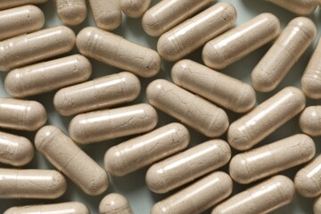 close up of pills