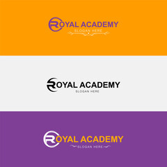 Royal Lettering Logo and Unique R Letter Logo