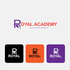 Royal Lettering Logo and Unique R Letter Logo