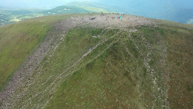 Soaring Above the Beauty of Mount Hoverla: A Breathtaking Drone Footage Adventure in Ukraine