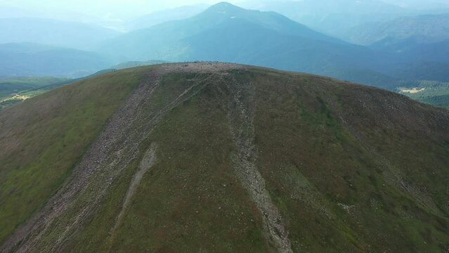 Soaring Above the Beauty of Mount Hoverla: A Breathtaking Drone Footage Adventure in Ukraine