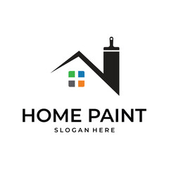 house painting  logo icon vector template  illustration design