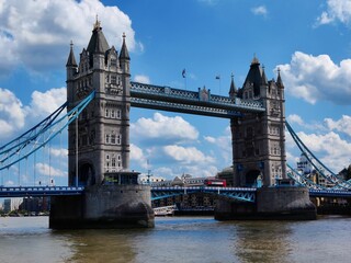 Landscape of Tower Bridge over the river Thames