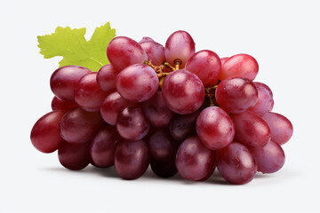 red grapes isolated on white transparent background ,png