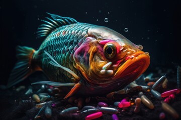  A Trash Fish's Tale in the Symphony of Pollution, Echoing the Urgency of Environmental Reckoning