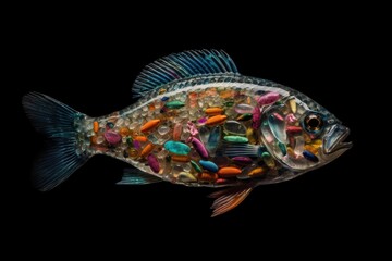  A Trash Fish's Tale in the Symphony of Pollution, Echoing the Urgency of Environmental Reckoning