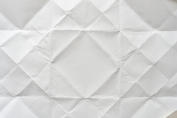 simple blank paper with geometric crease or fold lines