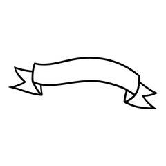 Obraz premium ribbon outline illustration