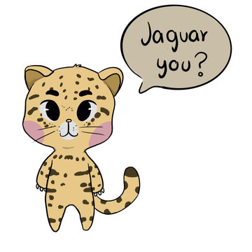 Jaguar png juego de palabras en ingl&eacute;s 