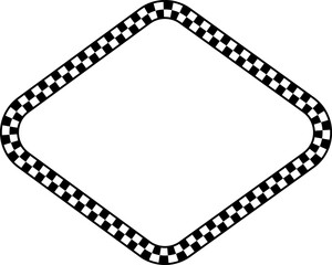 Square shape Check pattern checkered vector vintage frames retro badge banners decorative frame elements art frames picture frames ornamental framing decoration ornamental silhouette black 